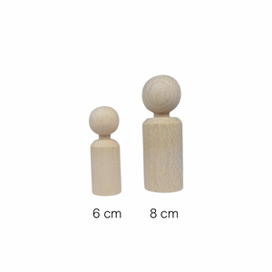 Houten pegdoll 